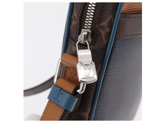 LOUIS VUITTON Epi Danube PM NM Patchwork Collection Navy M51459 Auth ep16346SAM Navy blue - view 19