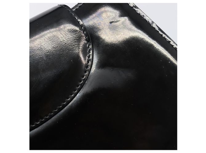 Borsa Cartier PANTHERE Pelle verniciata Nero Oro Auth bs37451 D'oro - vista 10