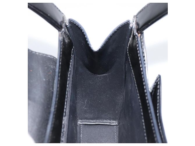 Borsa Cartier PANTHERE Pelle verniciata Nero Oro Auth bs37451 D'oro - vista 24