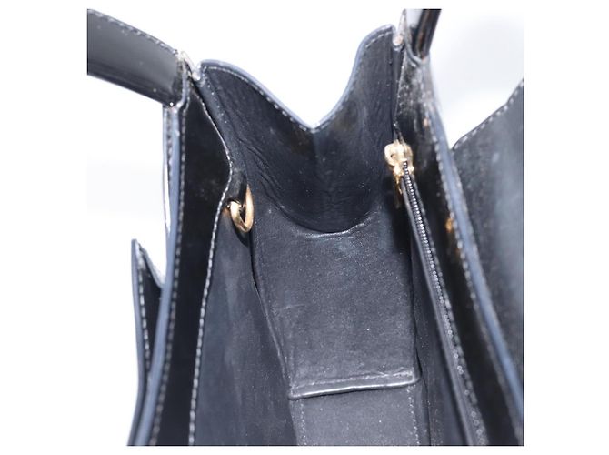 Borsa Cartier PANTHERE Pelle verniciata Nero Oro Auth bs37451 D'oro - vista 25
