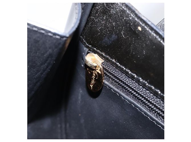 Borsa Cartier PANTHERE Pelle verniciata Nero Oro Auth bs37451 D'oro - vista 26