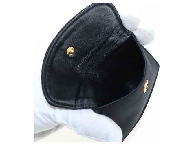 Borsa a tracolla CHANEL Matelasse con catena in raso nero e oro CC Auth BA15768SAM D'oro - vista 30