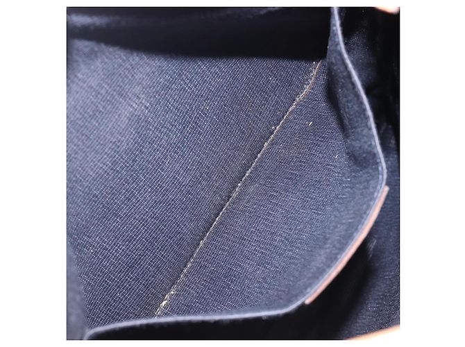 Borsa a tracolla Salvatore Ferragamo Gancini Canvas Blue Gold Tone Auth BA16108 - vista 25