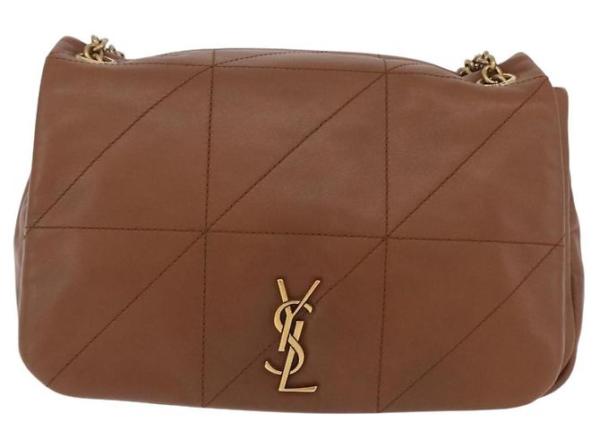 Autre Marque Saint Laurent Jamie Small Chain Shoulder Bag Leather Brown 763475 Auth ka6466SAM Braun - Ansicht 13