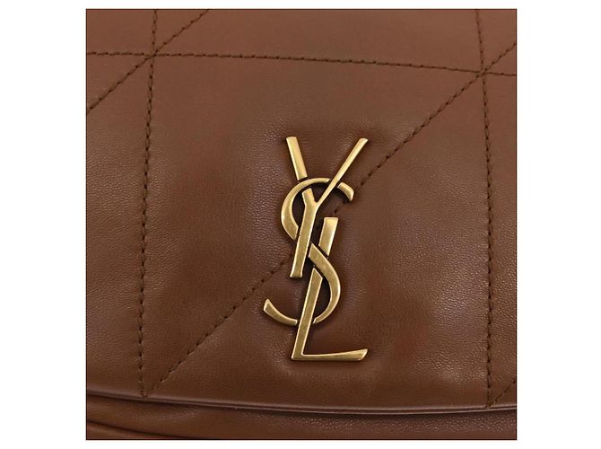 Autre Marque Saint Laurent Jamie Small Chain Shoulder Bag Leather Brown 763475 Auth ka6466SAM Braun - Ansicht 17