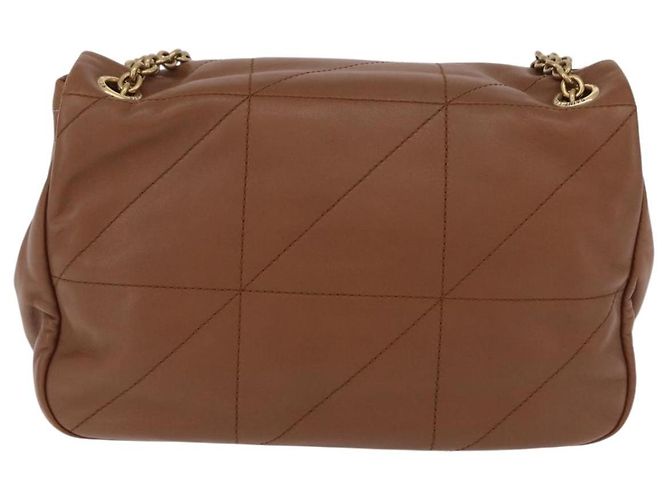 Autre Marque Saint Laurent Jamie Small Chain Shoulder Bag Leather Brown 763475 Auth ka6466SAM Braun - Ansicht 2