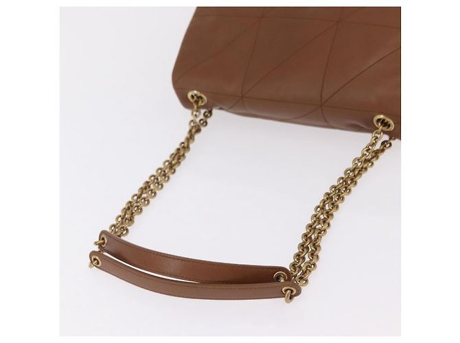 Autre Marque Saint Laurent Jamie Small Chain Shoulder Bag Leather Brown 763475 Auth ka6466SAM Braun - Ansicht 7