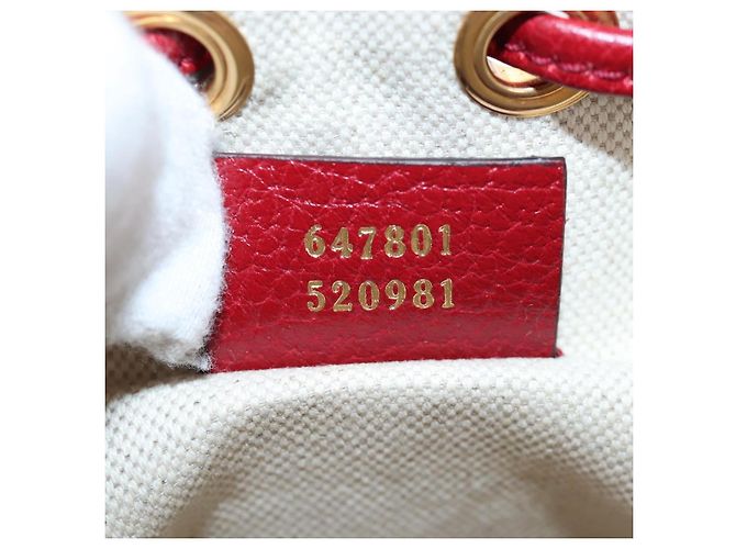 GUCCI Micro GG Supreme Doraemon Collaboration Tasche PVC 647801 Auth ar14325SAM Beige Golden - Ansicht 12