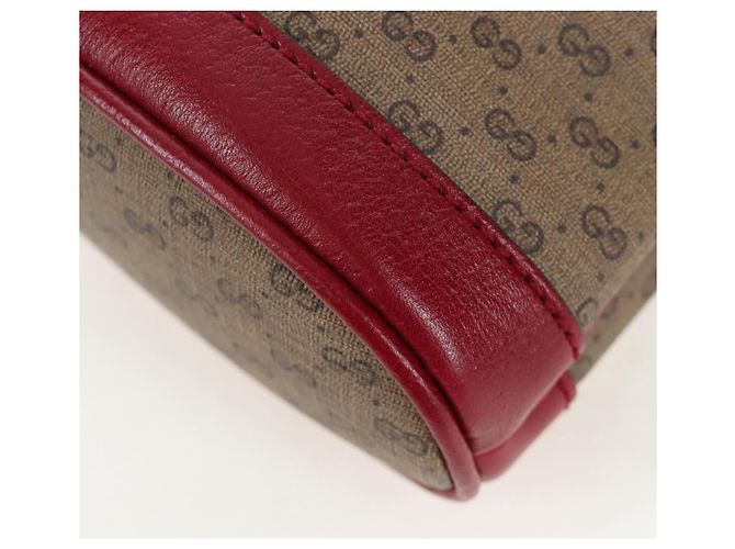 GUCCI Micro GG Supreme Doraemon Collaboration Tasche PVC 647801 Auth ar14325SAM Beige Golden - Ansicht 18