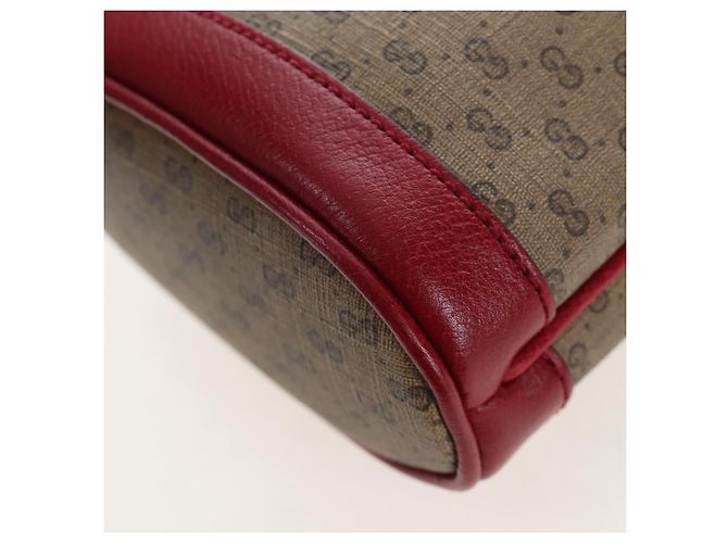 GUCCI Micro GG Supreme Doraemon Collaboration Tasche PVC 647801 Auth ar14325SAM Beige Golden - Ansicht 20
