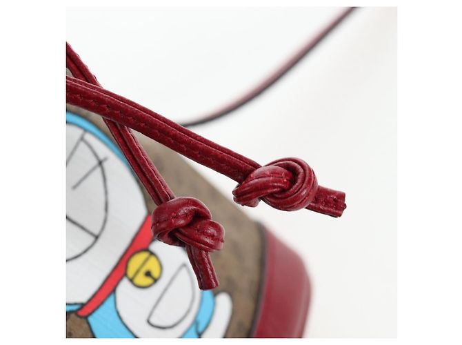 GUCCI Micro GG Supreme Doraemon Collaboration Tasche PVC 647801 Auth ar14325SAM Beige Golden - Ansicht 21