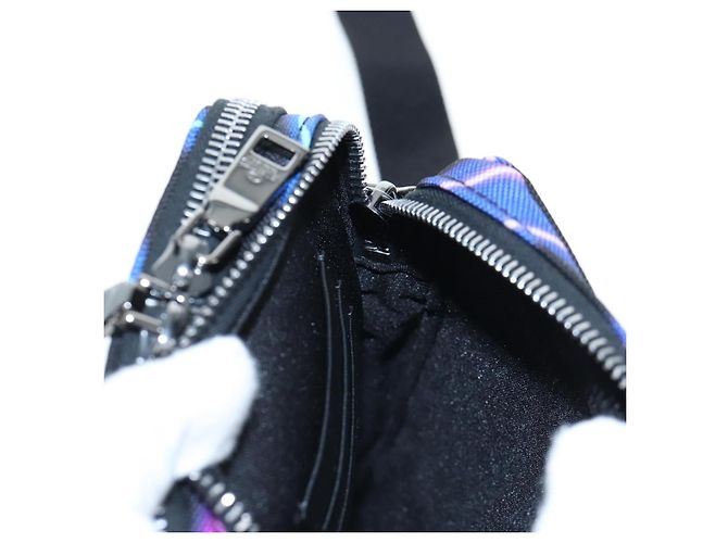Bolso de hombro VALENTINO Canvas Black Silver Auth ar14306M Negro Plata - vista 21