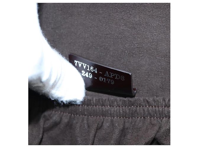 Bolso de Mano FENDI Zucca Canvas 2way Negro Marrón Auth 204492SAM Castaño - vista 11