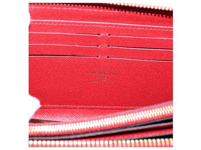 LOUIS VUITTON Monogram Sleys Zippy Wallet Long Wallet Red M61854 LV Auth 205323V Vermelho Monograma - vista 17