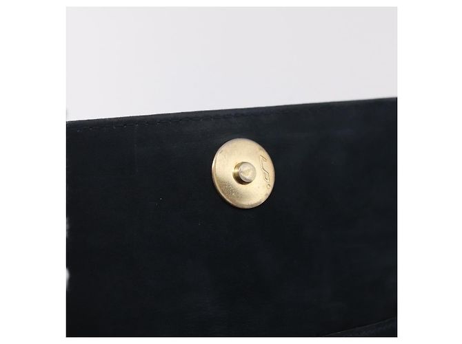 Borsa a Tracolla Salvatore Ferragamo Vala Camoscio Navy Tono Oro Auth 207593 Blu navy - vista 22