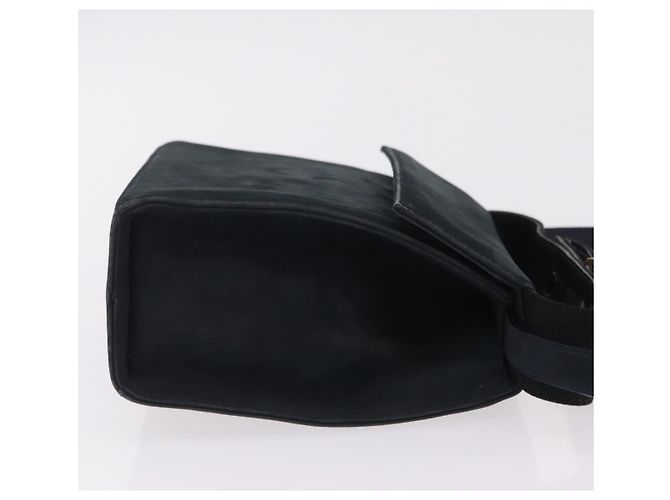 Borsa a Tracolla Salvatore Ferragamo Vala Camoscio Navy Tono Oro Auth 207593 Blu navy - vista 3