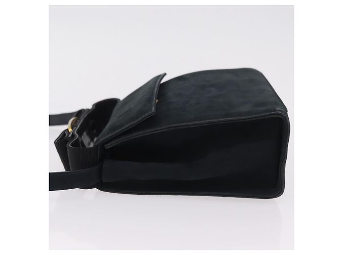 Borsa a Tracolla Salvatore Ferragamo Vala Camoscio Navy Tono Oro Auth 207593 Blu navy - vista 4
