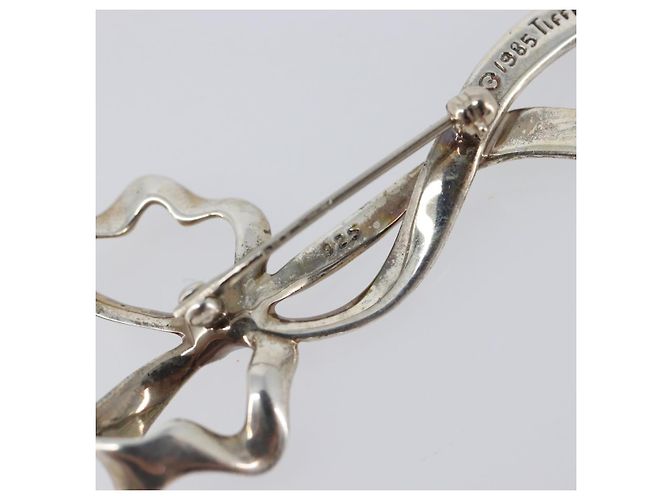 Tiffany & Co. Schleifennadel Ag925 Silber Authentisch 205466M - Ansicht 11