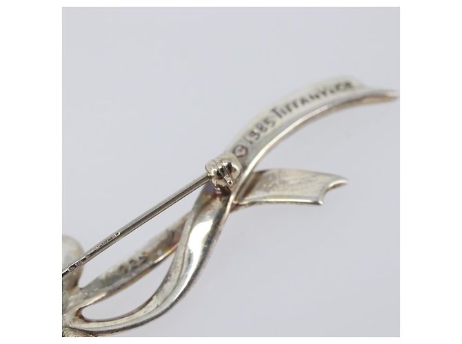 Tiffany & Co. Schleifennadel Ag925 Silber Authentisch 205466M - Ansicht 12
