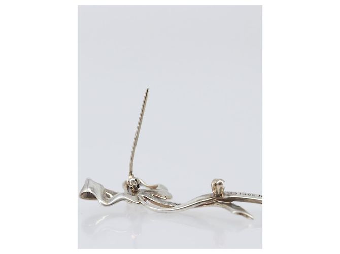 Tiffany & Co. Schleifennadel Ag925 Silber Authentisch 205466M - Ansicht 14