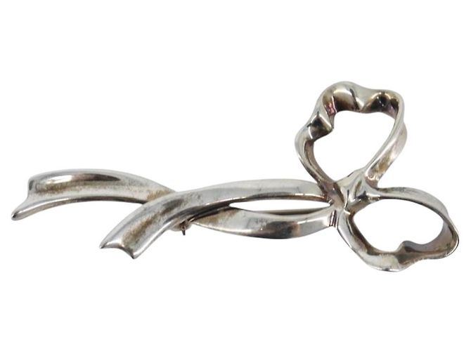 Tiffany & Co. Schleifennadel Ag925 Silber Authentisch 205466M - Ansicht 2