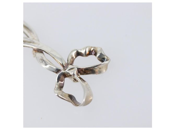 Tiffany & Co. Schleifennadel Ag925 Silber Authentisch 205466M - Ansicht 6