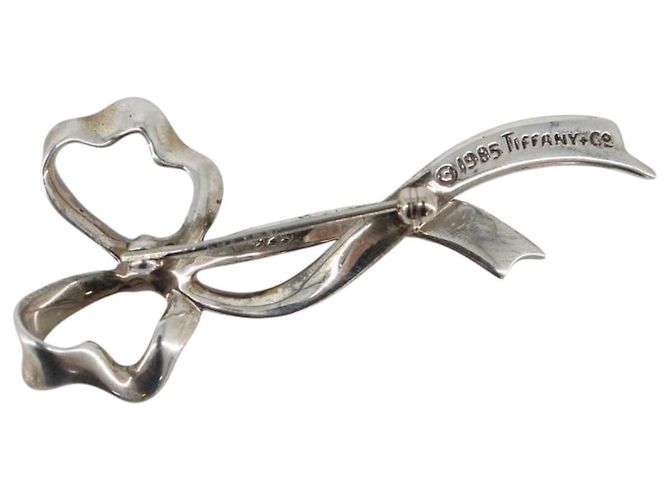 Tiffany & Co. Schleifennadel Ag925 Silber Authentisch 205466M - Ansicht 7