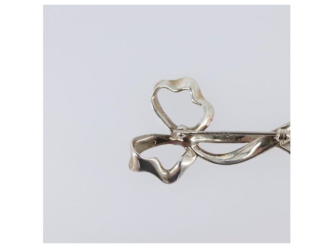 Tiffany & Co. Schleifennadel Ag925 Silber Authentisch 205466M - Ansicht 8