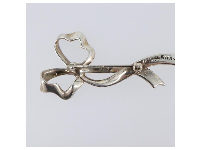 Tiffany & Co. Schleifennadel Ag925 Silber Authentisch 205466M - Ansicht 9