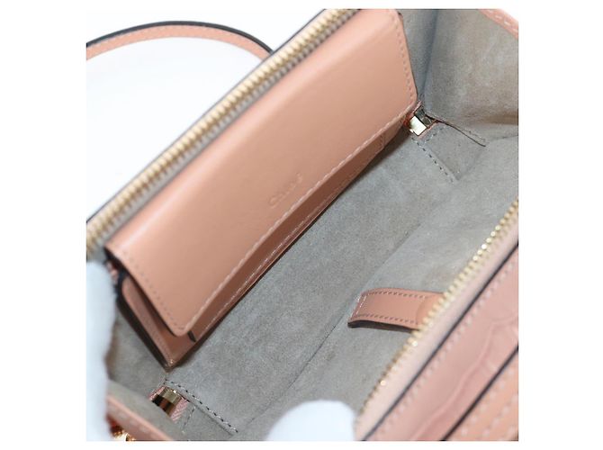 Chloé Chloe Chain Schultertasche Leder 2way Pink Gold Auth 206795M Golden - Ansicht 10