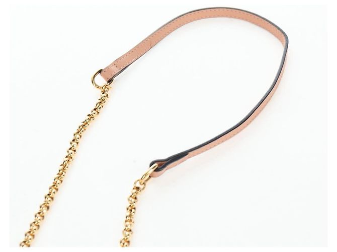 Chloé Chloe Chain Schultertasche Leder 2way Pink Gold Auth 206795M Golden - Ansicht 16