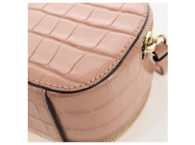 Chloé Chloe Chain Schultertasche Leder 2way Pink Gold Auth 206795M Golden - Ansicht 20