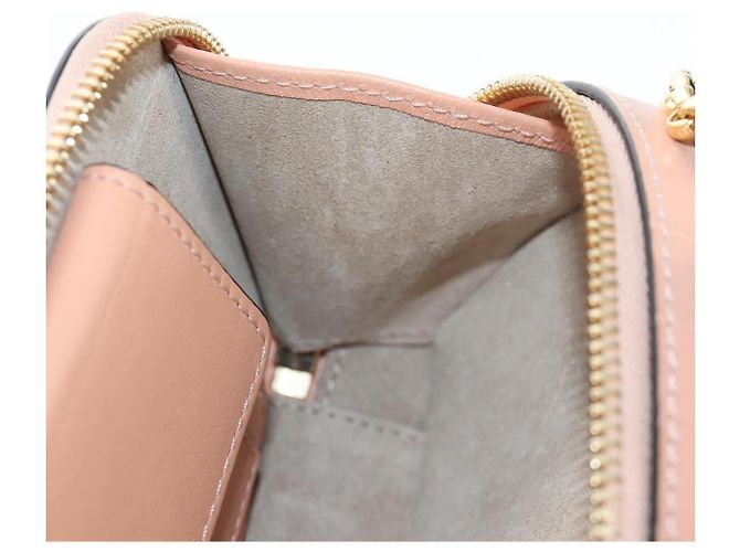 Chloé Chloe Chain Schultertasche Leder 2way Pink Gold Auth 206795M Golden - Ansicht 25