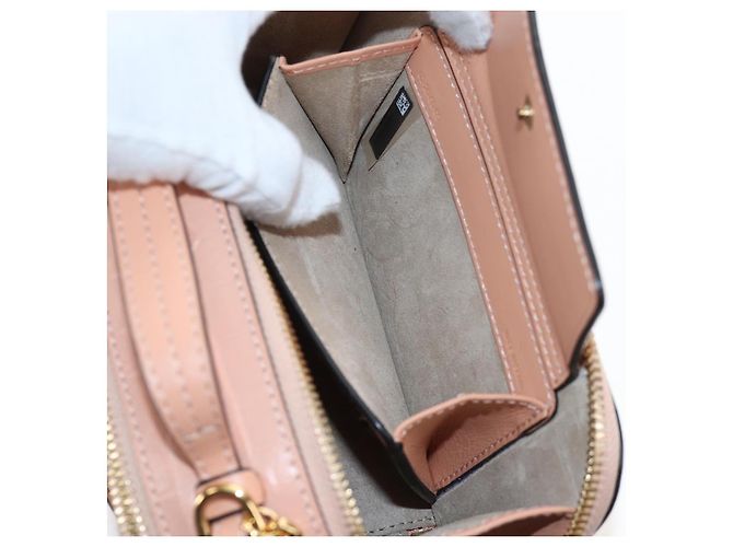 Chloé Chloe Chain Schultertasche Leder 2way Pink Gold Auth 206795M Golden - Ansicht 28