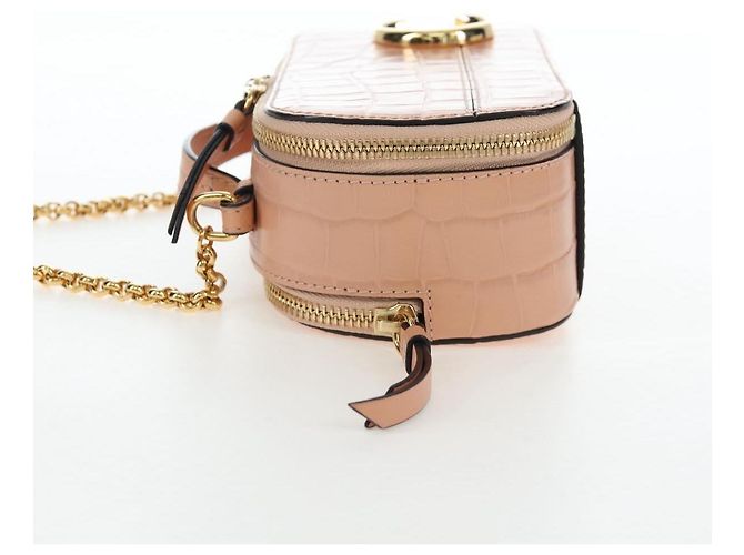 Chloé Chloe Chain Schultertasche Leder 2way Pink Gold Auth 206795M Golden - Ansicht 3