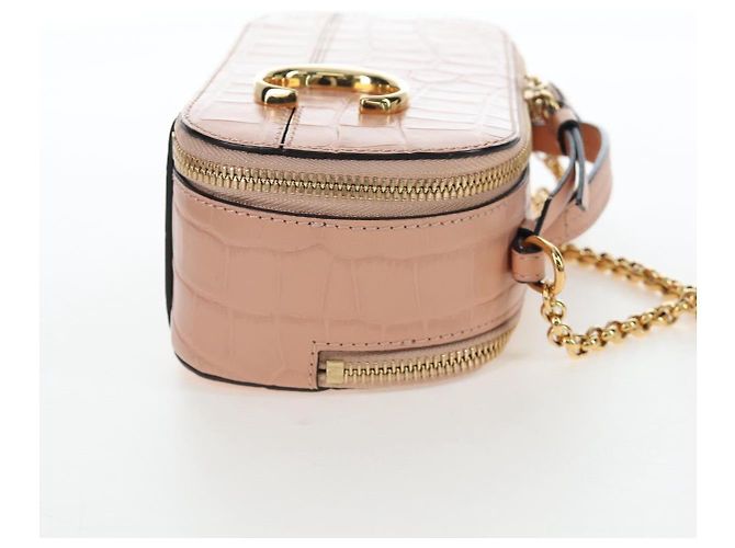 Chloé Chloe Chain Schultertasche Leder 2way Pink Gold Auth 206795M Golden - Ansicht 4
