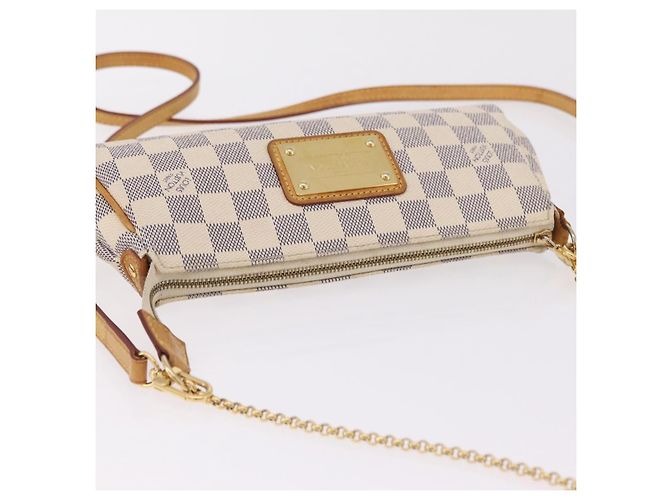 LOUIS VUITTON Damier Azur Eva Shoulder Bag 2way N55214 LV Auth 206436A - vista 14