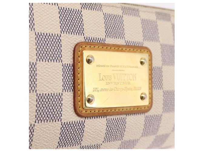 LOUIS VUITTON Damier Azur Eva Shoulder Bag 2way N55214 LV Auth 206436A - vista 21