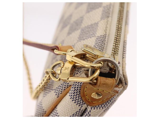 LOUIS VUITTON Damier Azur Eva Shoulder Bag 2way N55214 LV Auth 206436A - vista 22