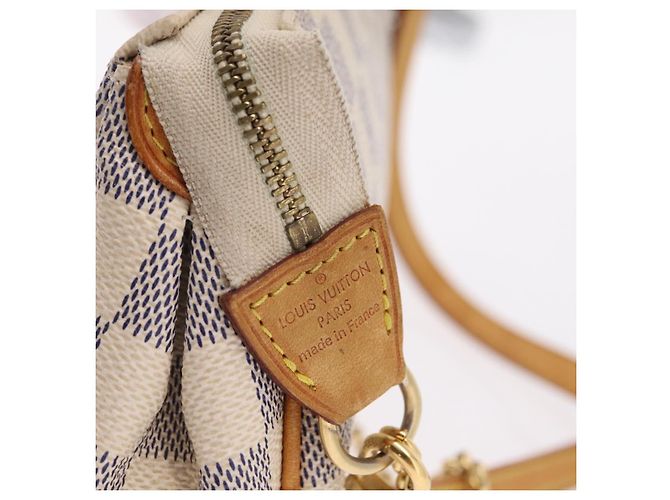 LOUIS VUITTON Damier Azur Eva Shoulder Bag 2way N55214 LV Auth 206436A - vista 23