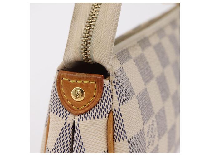 LOUIS VUITTON Damier Azur Eva Shoulder Bag 2way N55214 LV Auth 206436A - vista 4
