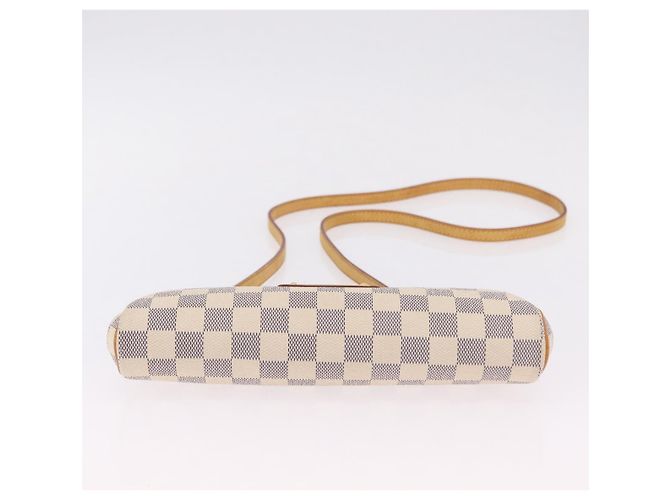 LOUIS VUITTON Damier Azur Eva Shoulder Bag 2way N55214 LV Auth 206436A - vista 7