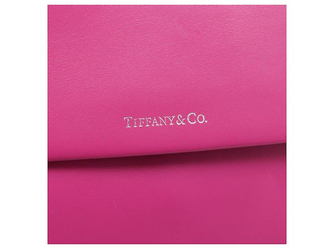 Bolsa Tiffany & Co. em couro rosa prata Auth BA16045V - vista 19