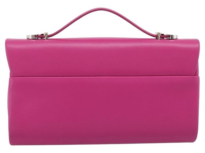 Bolsa Tiffany & Co. em couro rosa prata Auth BA16045V - vista 2