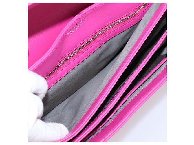 Bolsa Tiffany & Co. em couro rosa prata Auth BA16045V - vista 22