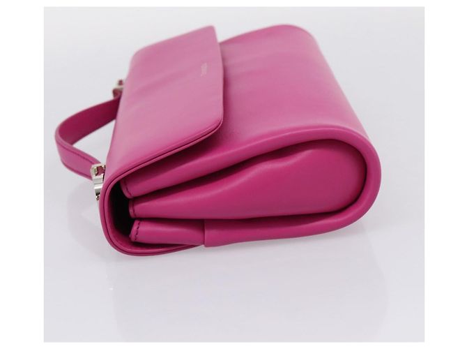 Bolsa Tiffany & Co. em couro rosa prata Auth BA16045V - vista 3
