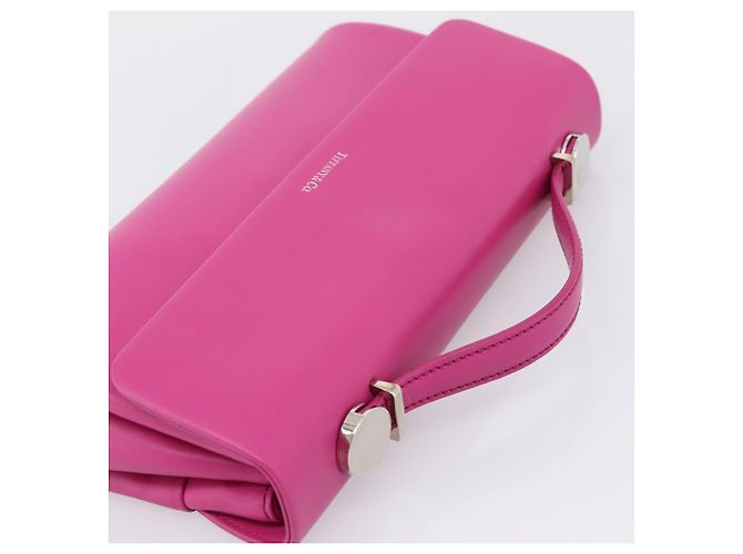 Bolsa Tiffany & Co. em couro rosa prata Auth BA16045V - vista 6