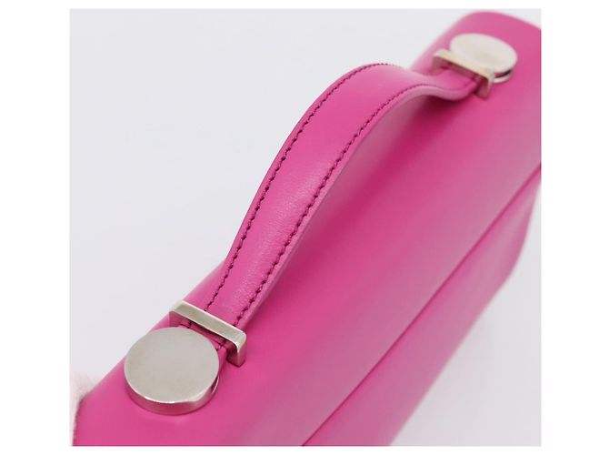 Bolsa Tiffany & Co. em couro rosa prata Auth BA16045V - vista 7