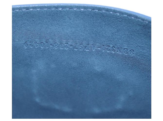 Borsa FENDI Selleria Peek A Boo I See You Canvas 2way Light Blue Auth LN207SAM Argento Blu chiaro - vista 11