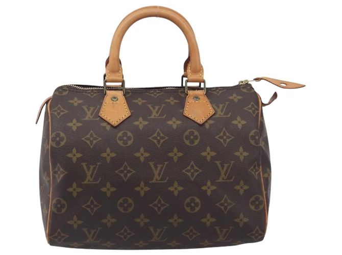 Borsa a mano LOUIS VUITTON Monogram Speedy 25 M41528 LV Auth 207674A Monogramma - vista 13